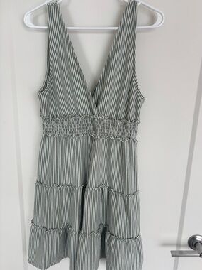 open lace back dress Pleated Tennis Dress